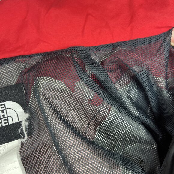 VTG The North Face Gore Activent Hooded Jacket Men M Retro Fire Red & Black Read - Picture 15 of 16